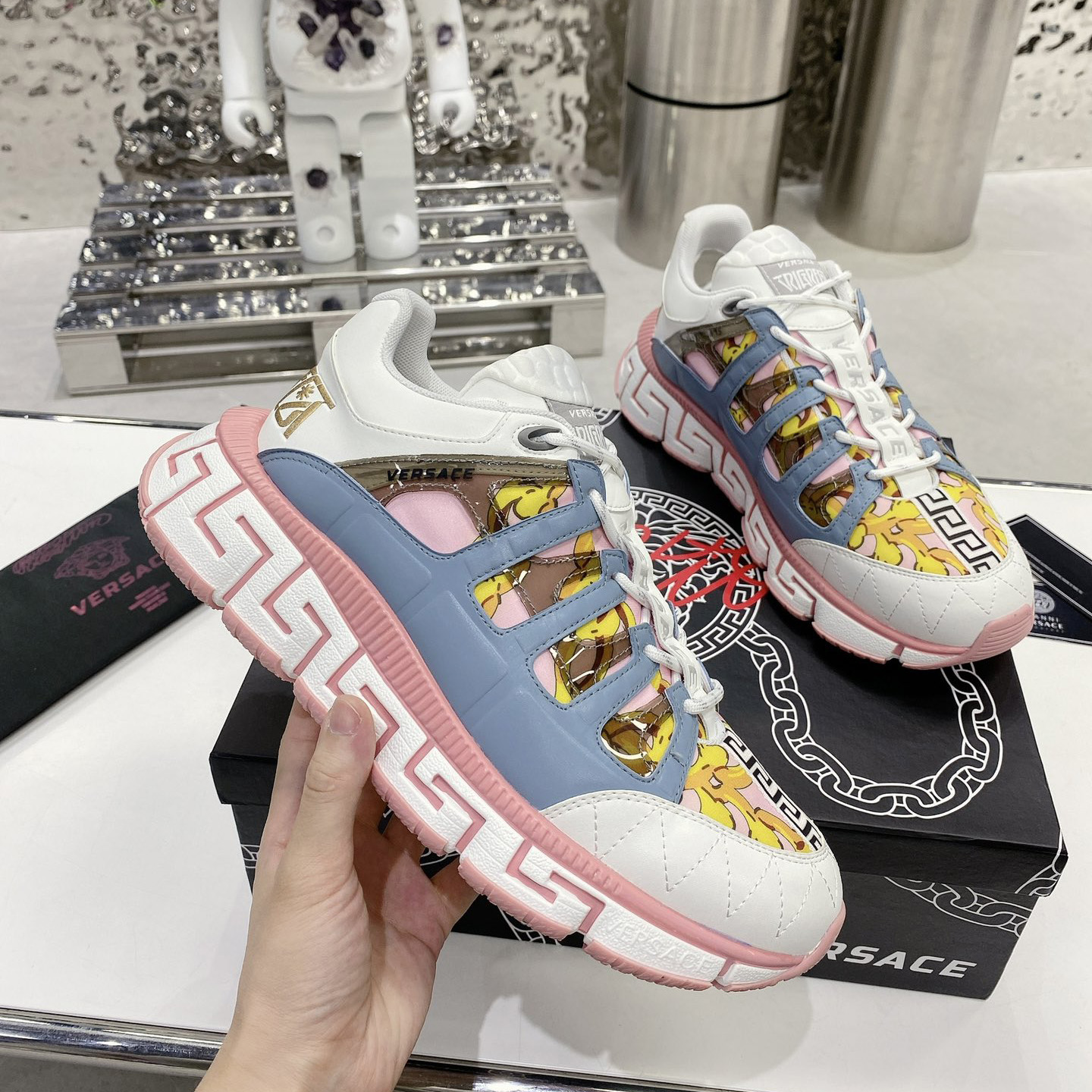 Versace Trigreca Sneakers  - DesignerGu