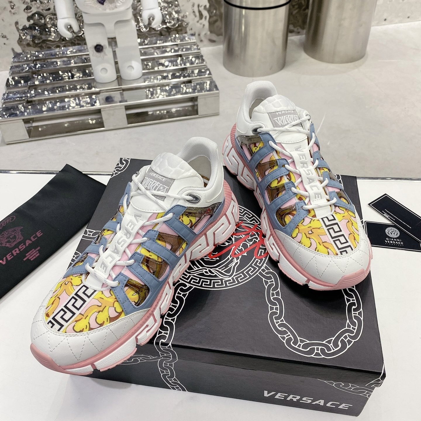 Versace Trigreca Sneakers  - DesignerGu