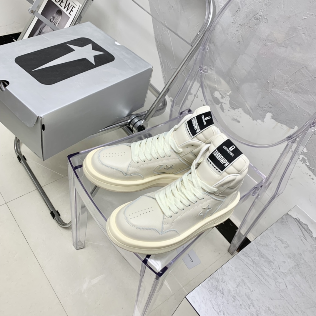 Rick Owens Converse X Drkshdw Turbowpn Sneakers - DesignerGu