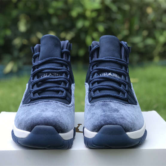 Air Jordan 11 Velvet WMNS “Midnight Navy” Sneaker      AR0715-441  - DesignerGu