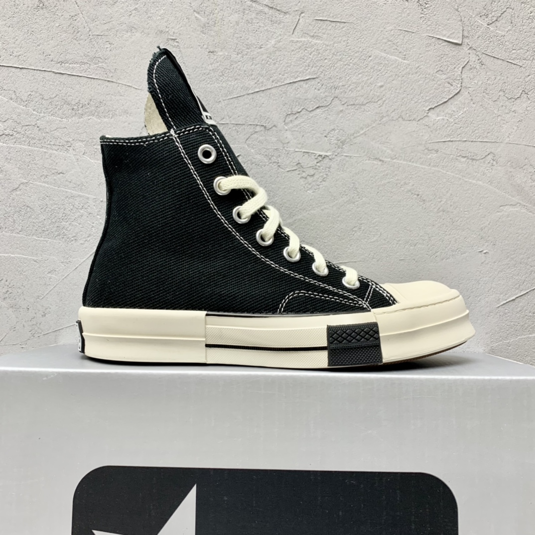 Rick Owensx Converse x  Drkshdw Drkstar Hi Sneakers - DesignerGu