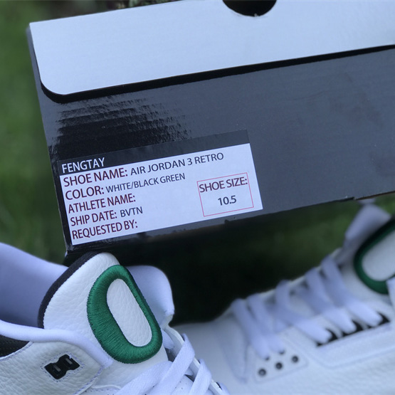 Jordan 3 Se 'Oregon' Sneakers   - DesignerGu