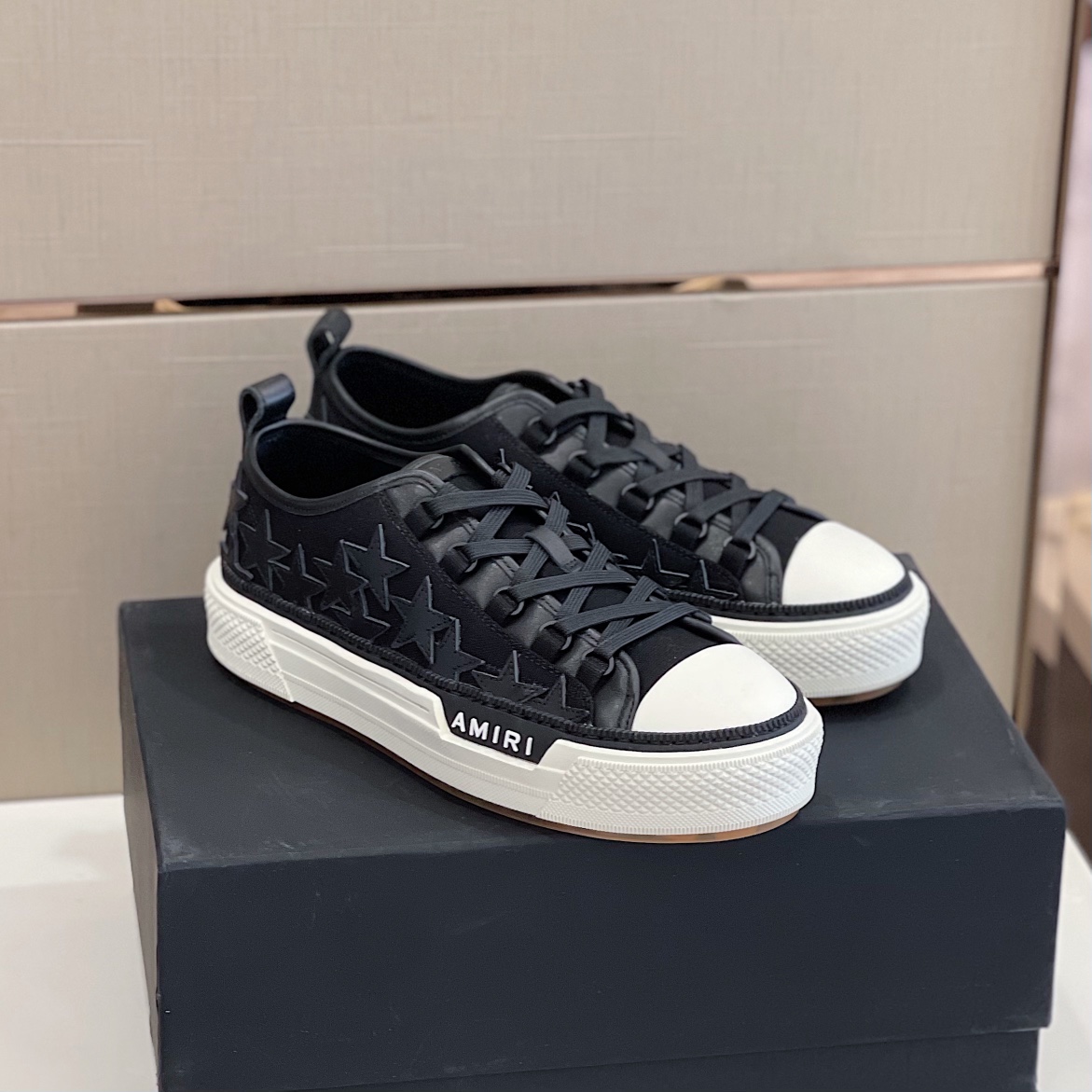 Amiri Stars Court Low Top Sneaker - DesignerGu