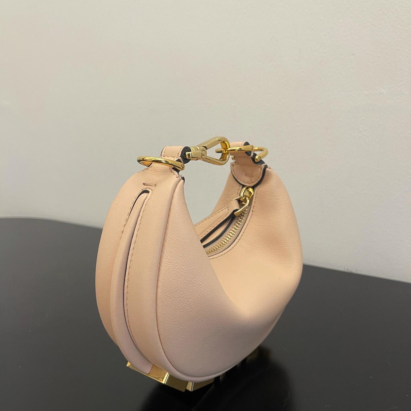 Fendi Nano Fendigraphy Hobo Bag (16.5-14-5) - DesignerGu