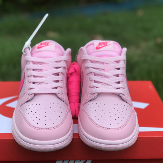 Nike Dunk Low “Triple Pink” Sneaker    DH9756-600  - DesignerGu