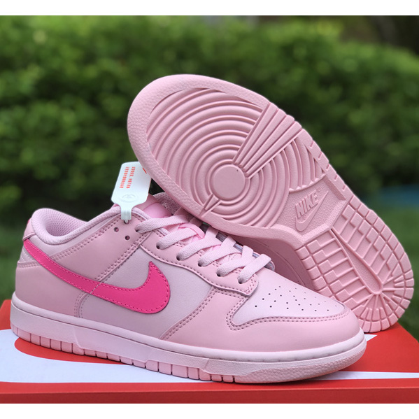 Nike Dunk Low “Triple Pink” Sneaker    DH9756-600  - DesignerGu