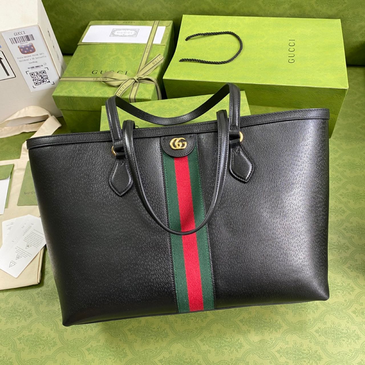 Gucci Ophidia Medium Tote(38-28-14cm) - DesignerGu