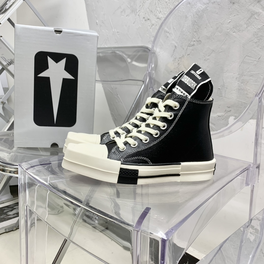 Rick Owens x Converse x  Drkshdw Turbodrk Sneakers - DesignerGu