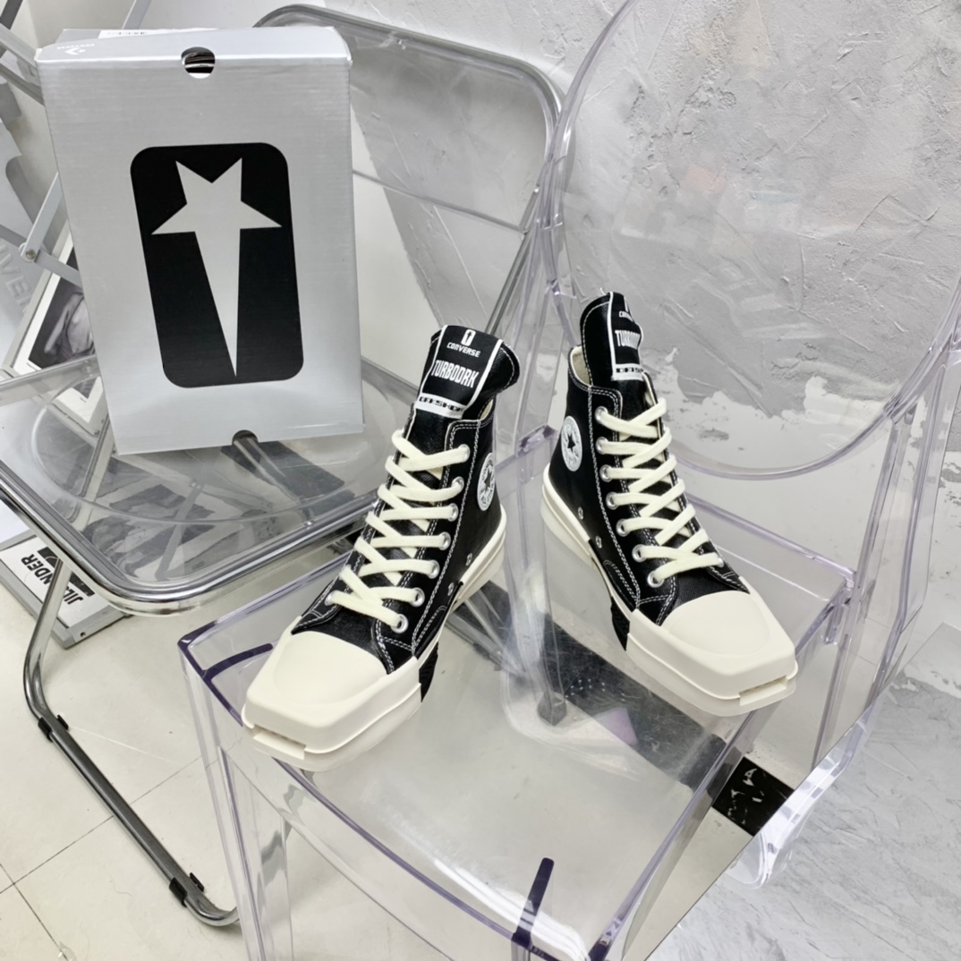 Rick Owens x Converse x  Drkshdw Turbodrk Sneakers - DesignerGu