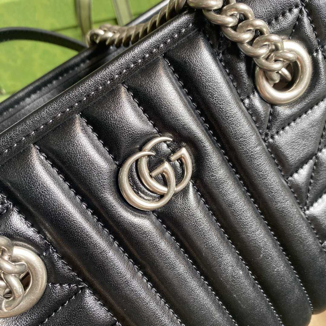 Gucci GG Marmont Small Tote Bag(26.5-19-11cm) - DesignerGu