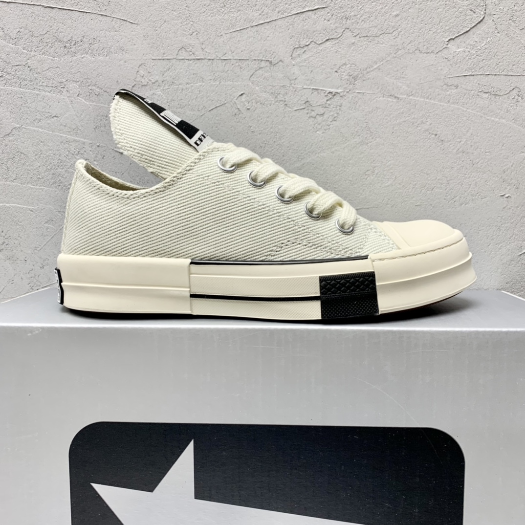 Rick Owensx Converse x  Drkshdw Drkstar Hi Sneakers - DesignerGu