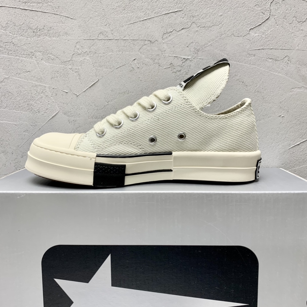 Rick Owensx Converse x  Drkshdw Drkstar Hi Sneakers - DesignerGu