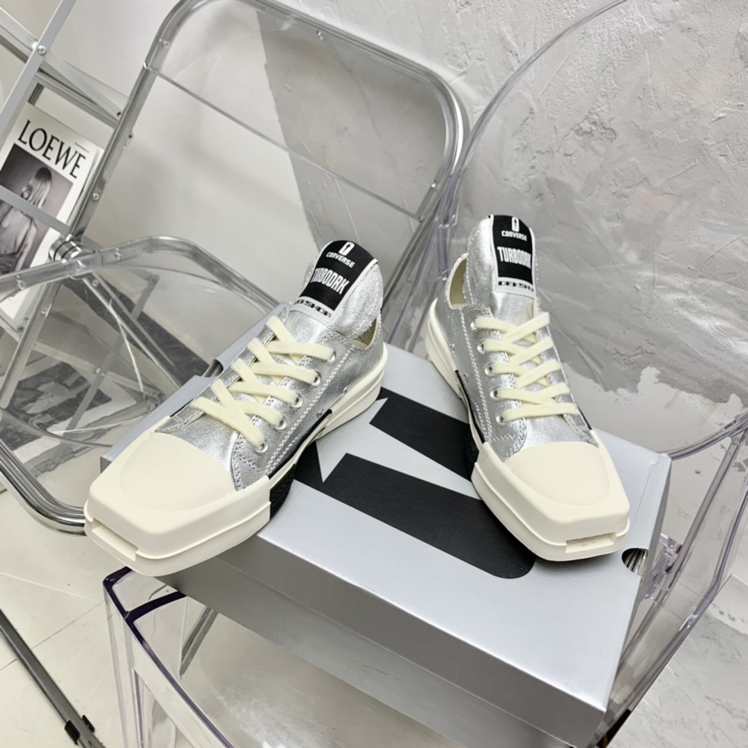 Rick Owens x Converse x  Drkshdw Turbodrk Sneakers - DesignerGu