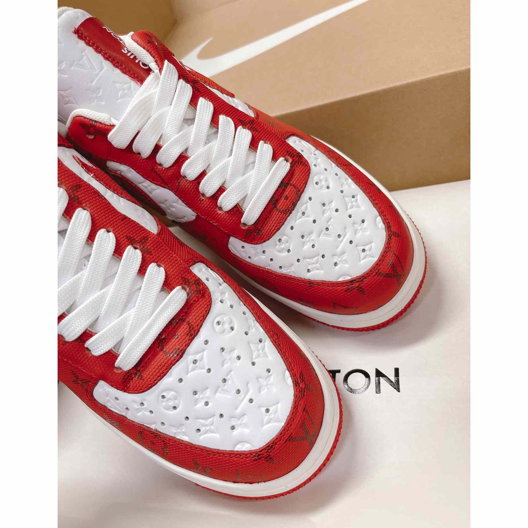 Louis Vuitton x Air Jordan1 Low AJ1 Sneaker - DesignerGu