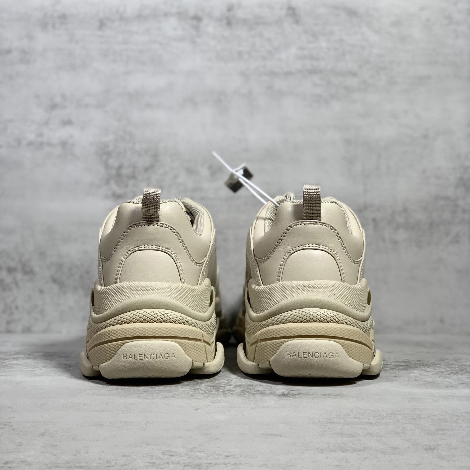 Balenciaga Triple S Sneaker In Beige Technical Material - DesignerGu