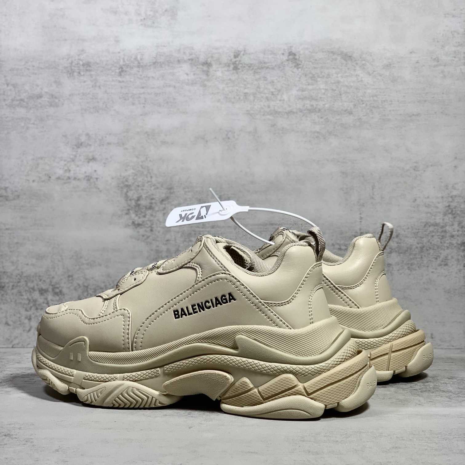 Balenciaga Triple S Sneaker In Beige Technical Material - DesignerGu