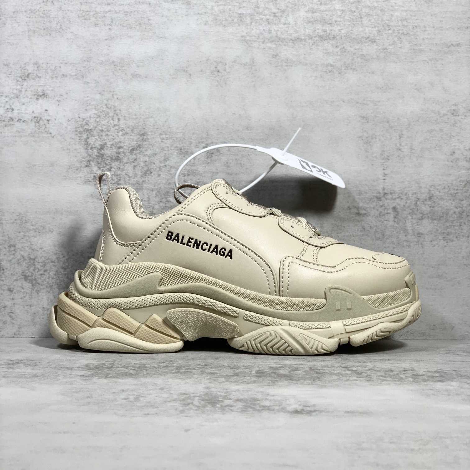 Balenciaga Triple S Sneaker In Beige Technical Material - DesignerGu