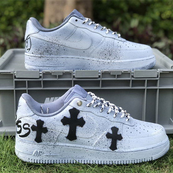 Chrome Hearts x Nike Air Force 1'07 Low Sneaker      - DesignerGu