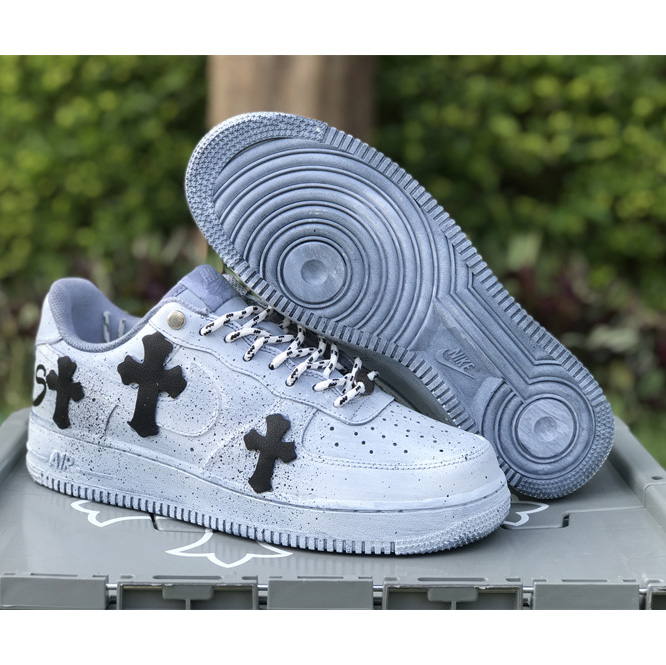 Chrome Hearts x Nike Air Force 1'07 Low Sneaker      - DesignerGu