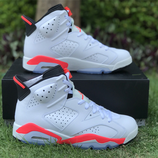 Air Jordan 6 ＂Infrared＂Sneaker     384664-123 - DesignerGu