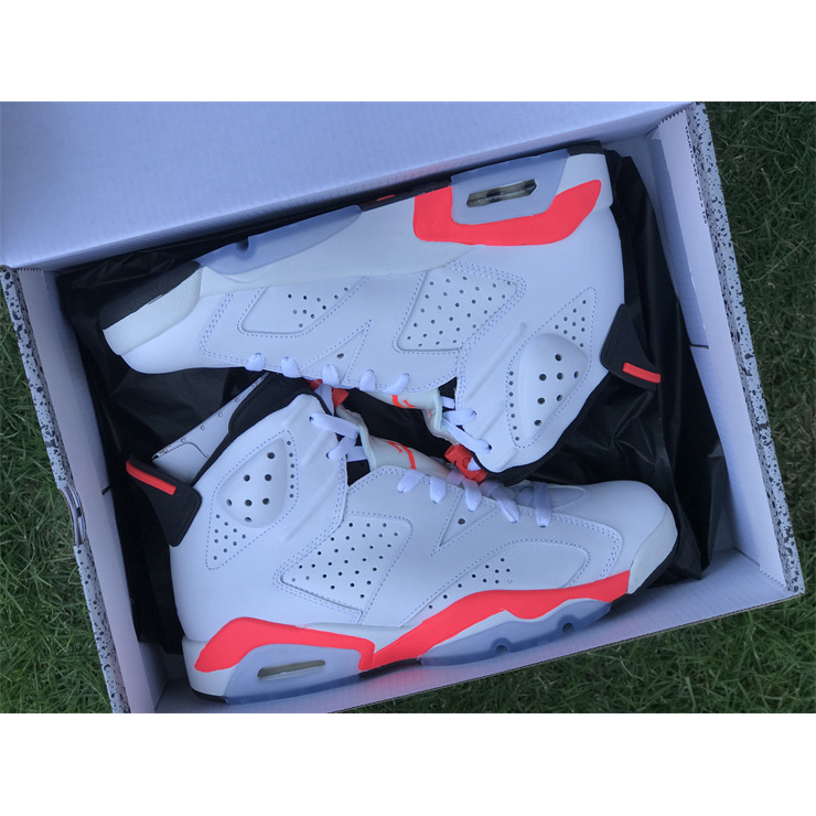 Air Jordan 6 ＂Infrared＂Sneaker     384664-123 - DesignerGu