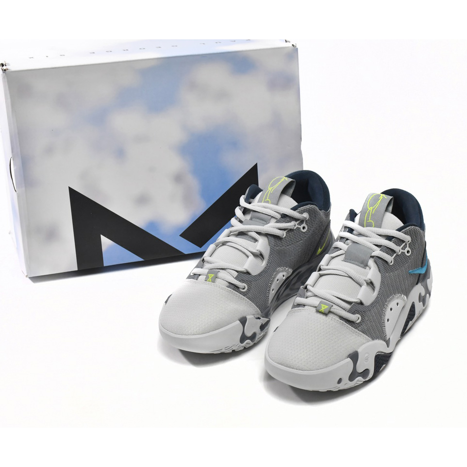 Nike PG 6 EP Grey Navy Volt Sneaker   DH8447-004 - DesignerGu