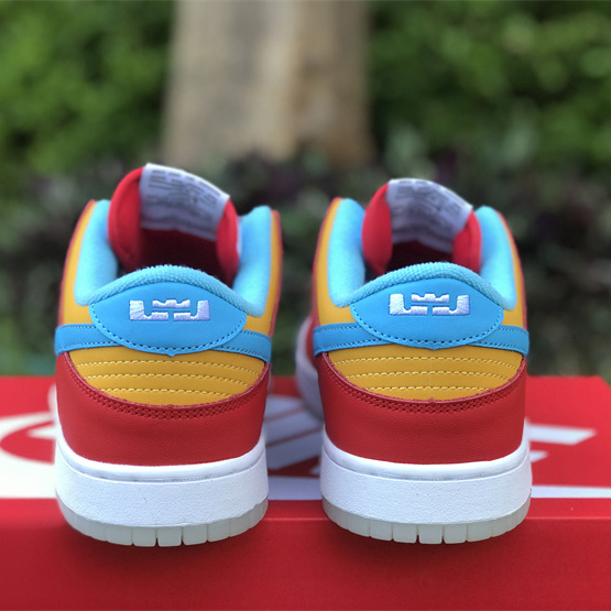 LeBron James x Nike Dunk Low “Fruity Pebbles” Sneaker     DH8009-600  - DesignerGu