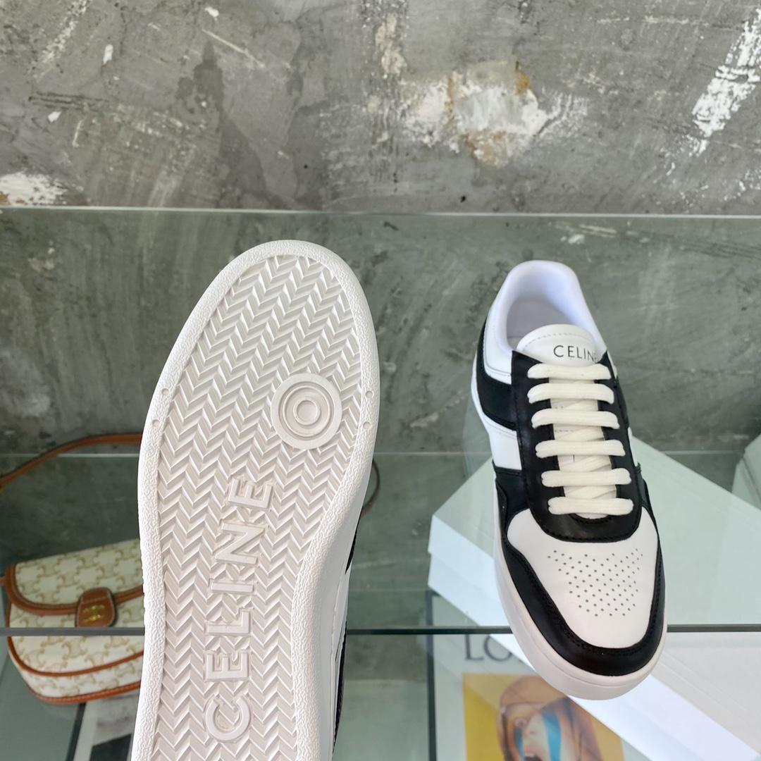 Celine Trainer Low Lace-Up Sneaker In Calfskin - DesignerGu