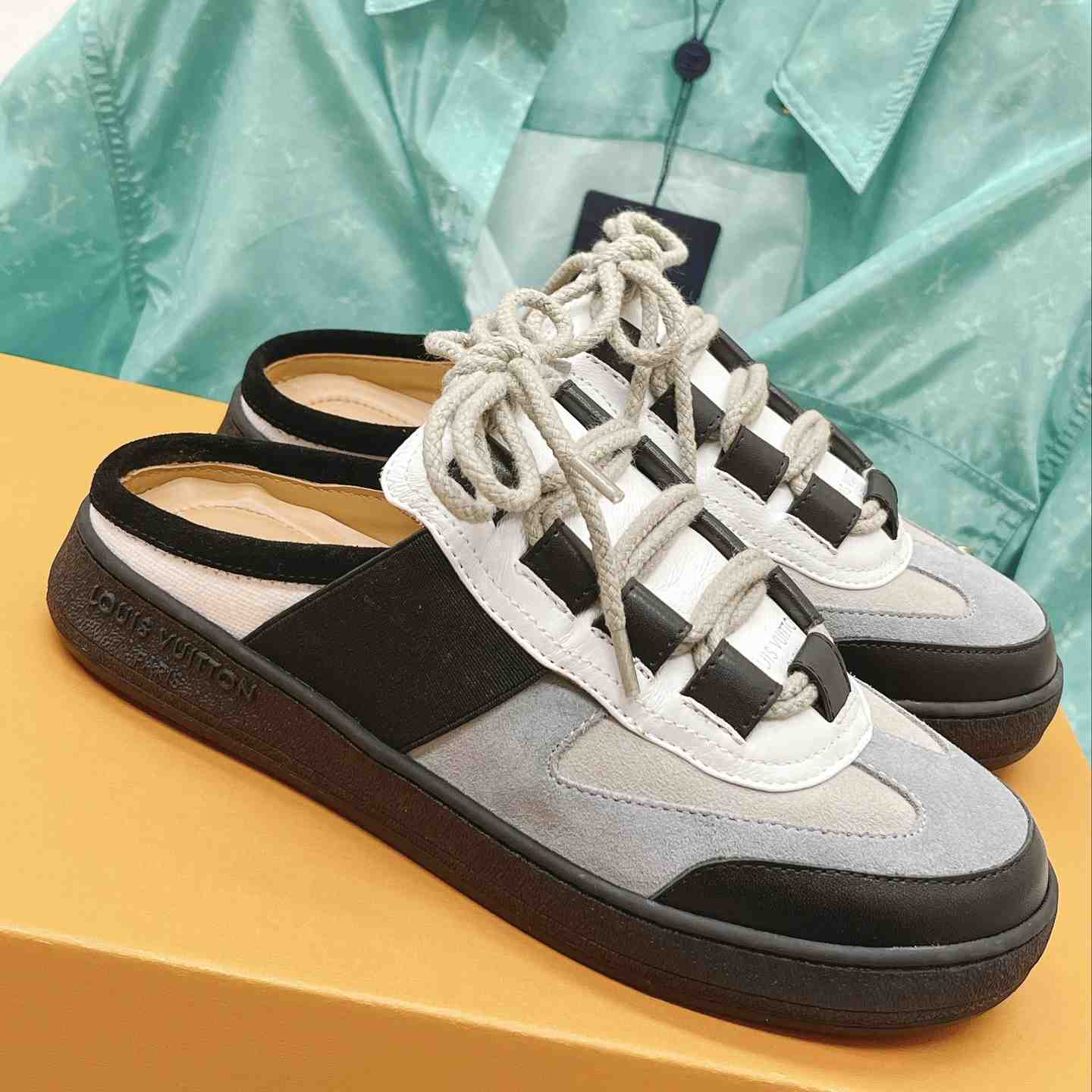 Louis Vuitton Lous Open Back Sneaker     - DesignerGu