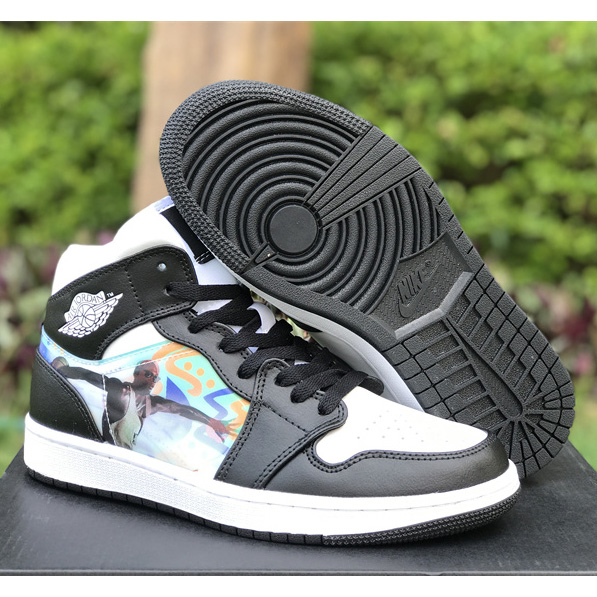 Air Jordan 1 Mid (GS） Sneaker      DR9495-001 - DesignerGu