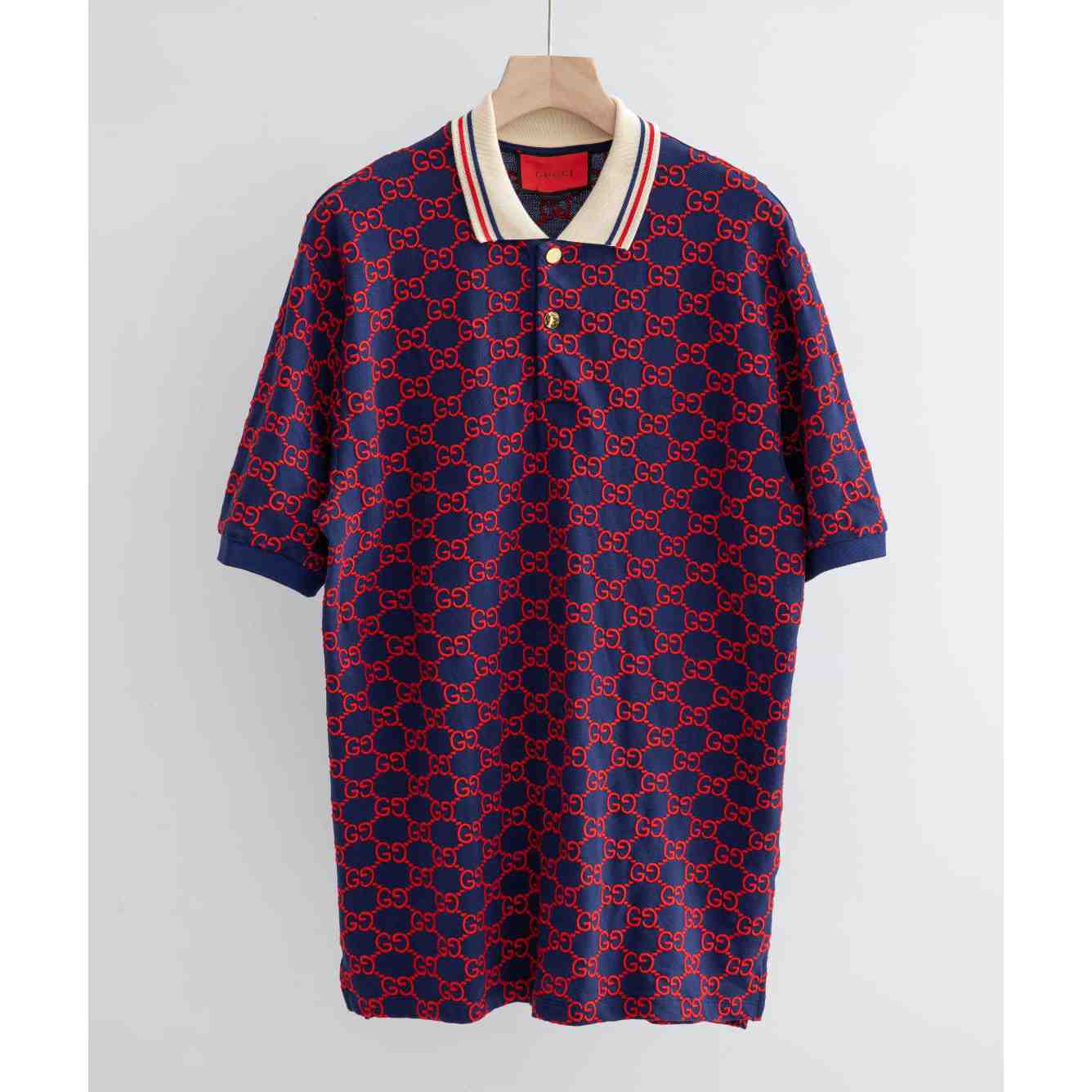 Gucci GG Cotton Polo Shirt - DesignerGu