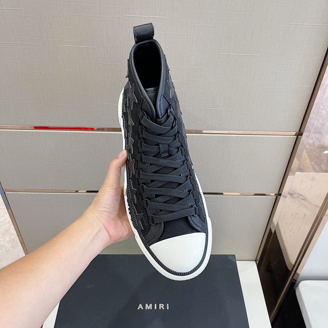 Amiri Stars Court HI High Top Sneaker - DesignerGu