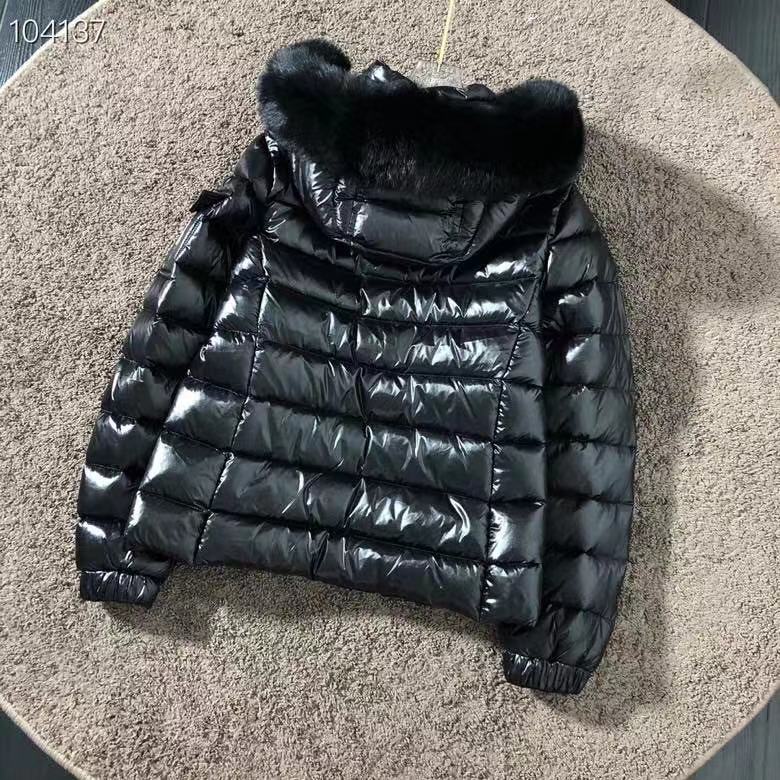 Moncler Black Down Badyfur Jacket - DesignerGu