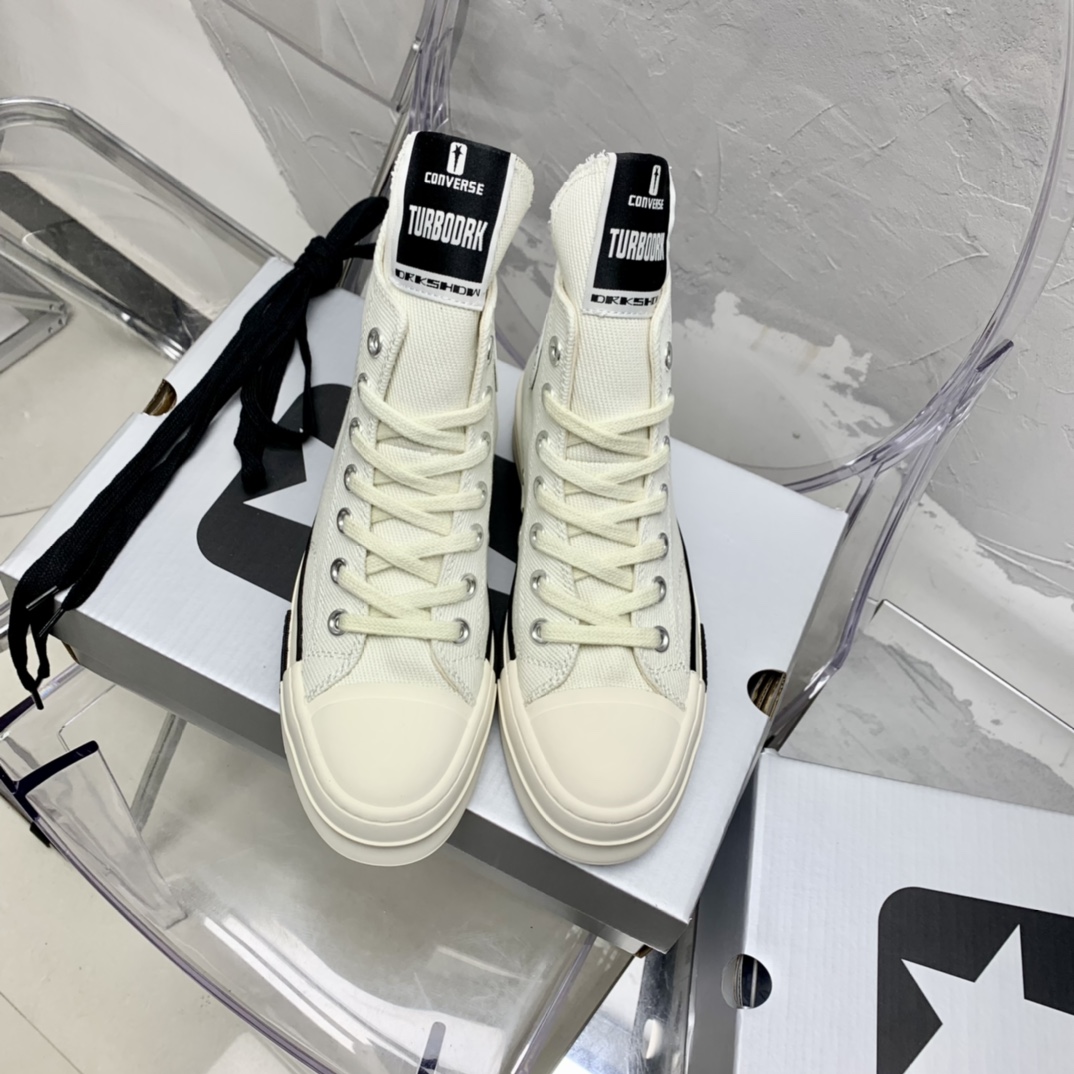 Rick Owensx Converse x  Drkshdw Drkstar Hi Sneakers - DesignerGu