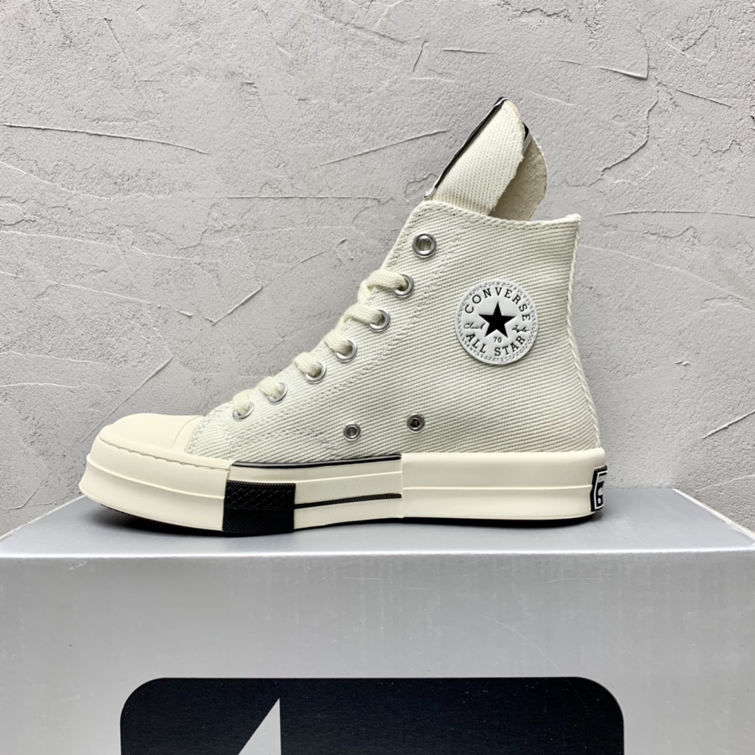 Rick Owensx Converse x  Drkshdw Drkstar Hi Sneakers - DesignerGu