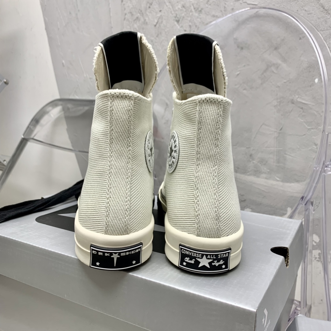 Rick Owensx Converse x  Drkshdw Drkstar Hi Sneakers - DesignerGu