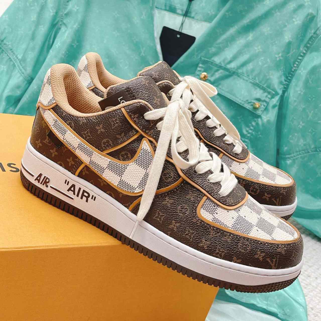 Louis Vuitton X Nike Air Force 1 Sneaker - DesignerGu