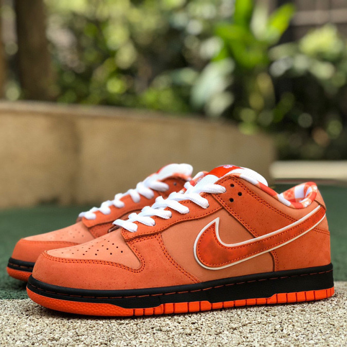 Concepts x Nike Sb Dunk Low "Orange Lobster" Sneaker    FD8776-800 - DesignerGu