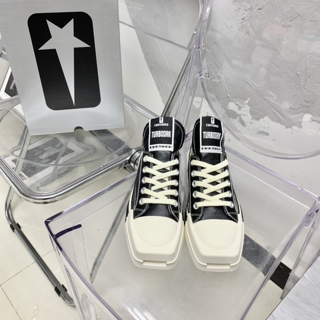 Rick Owens x Converse x  Drkshdw Turbodrk Sneakers - DesignerGu