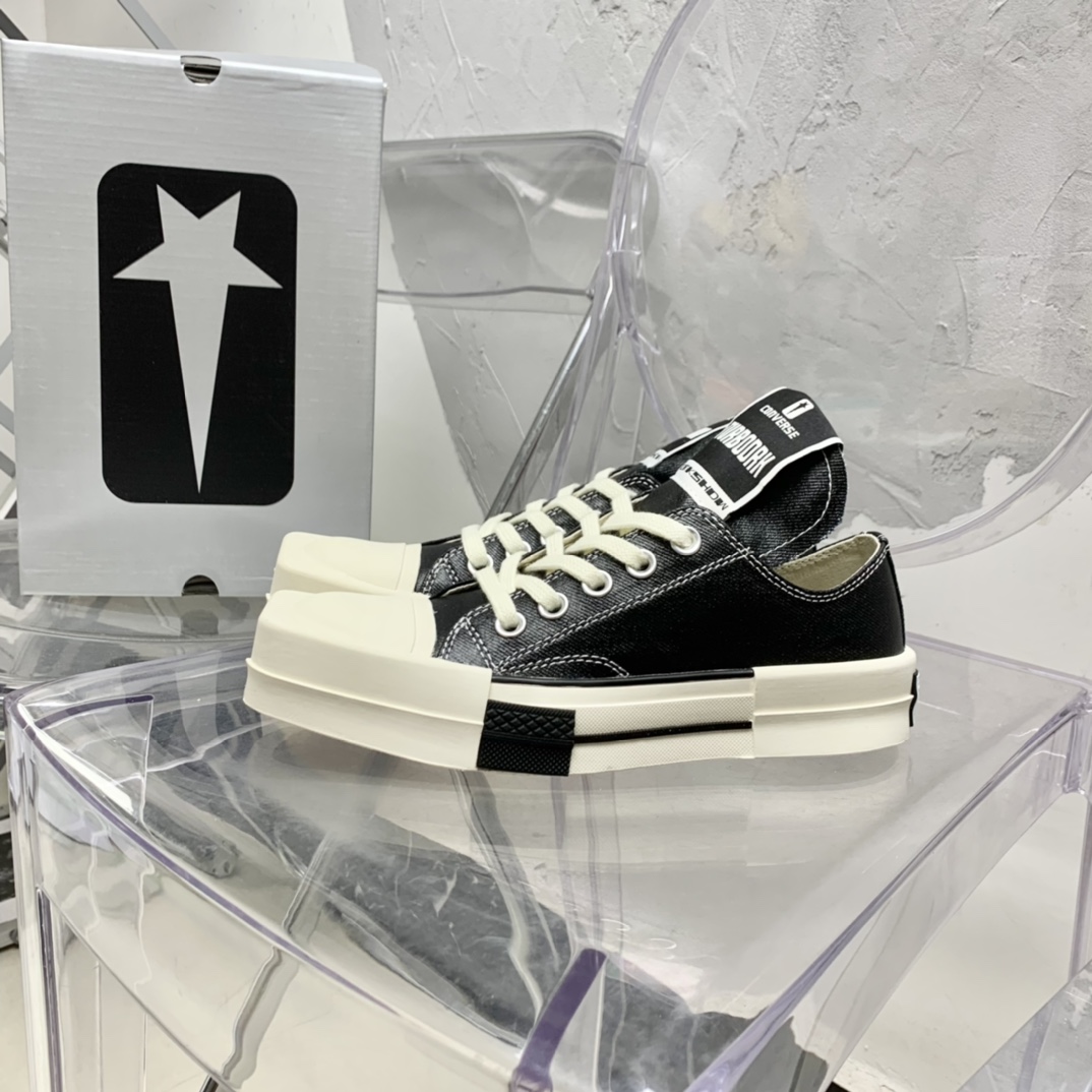 Rick Owens x Converse x  Drkshdw Turbodrk Sneakers - DesignerGu