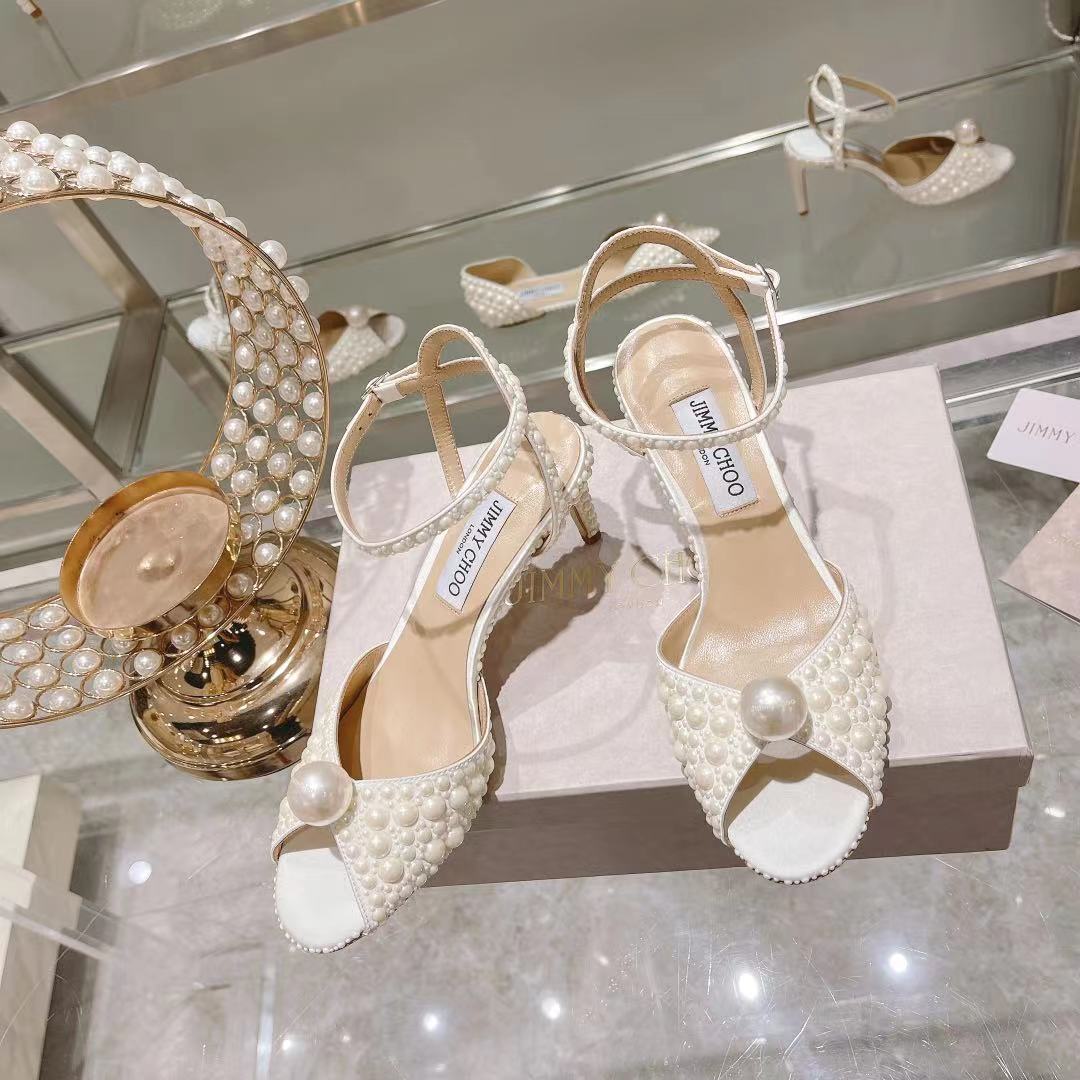 Jimmy Choo Sacora Sandals - DesignerGu