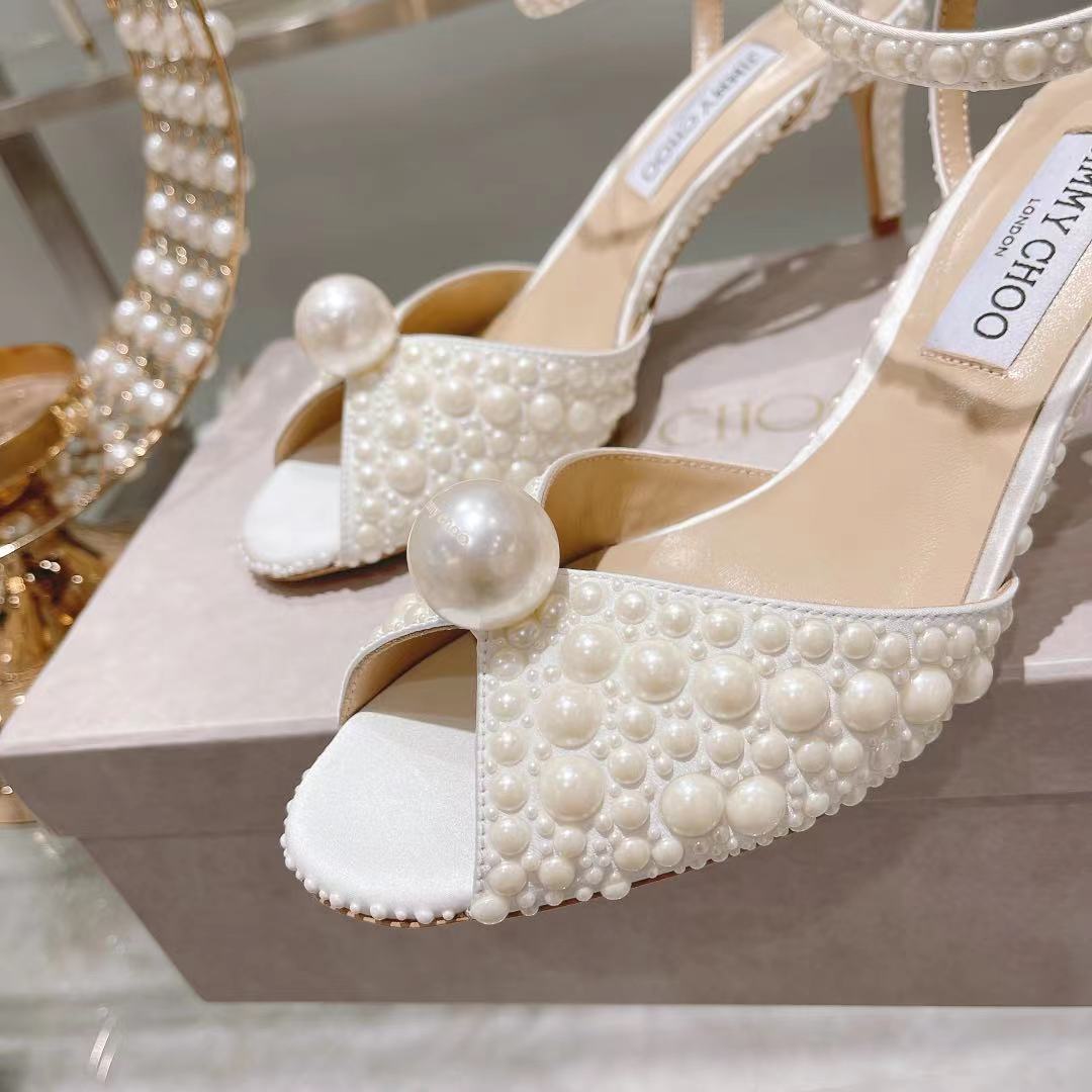 Jimmy Choo Sacora Sandals - DesignerGu