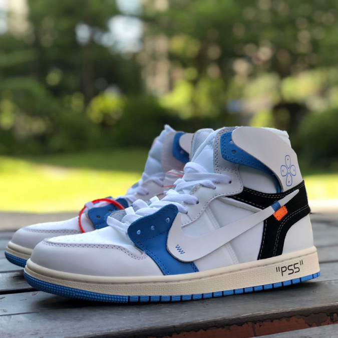 Off-White x Air Jordan 1 OW High Sneaker   50818-168 - DesignerGu