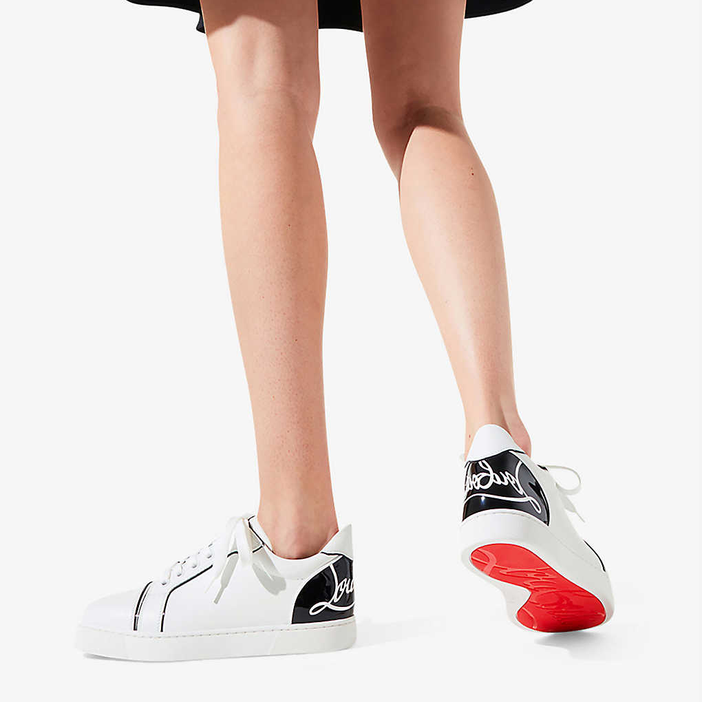 Christian Louboutin Fun Vieira Leather Trainers - DesignerGu