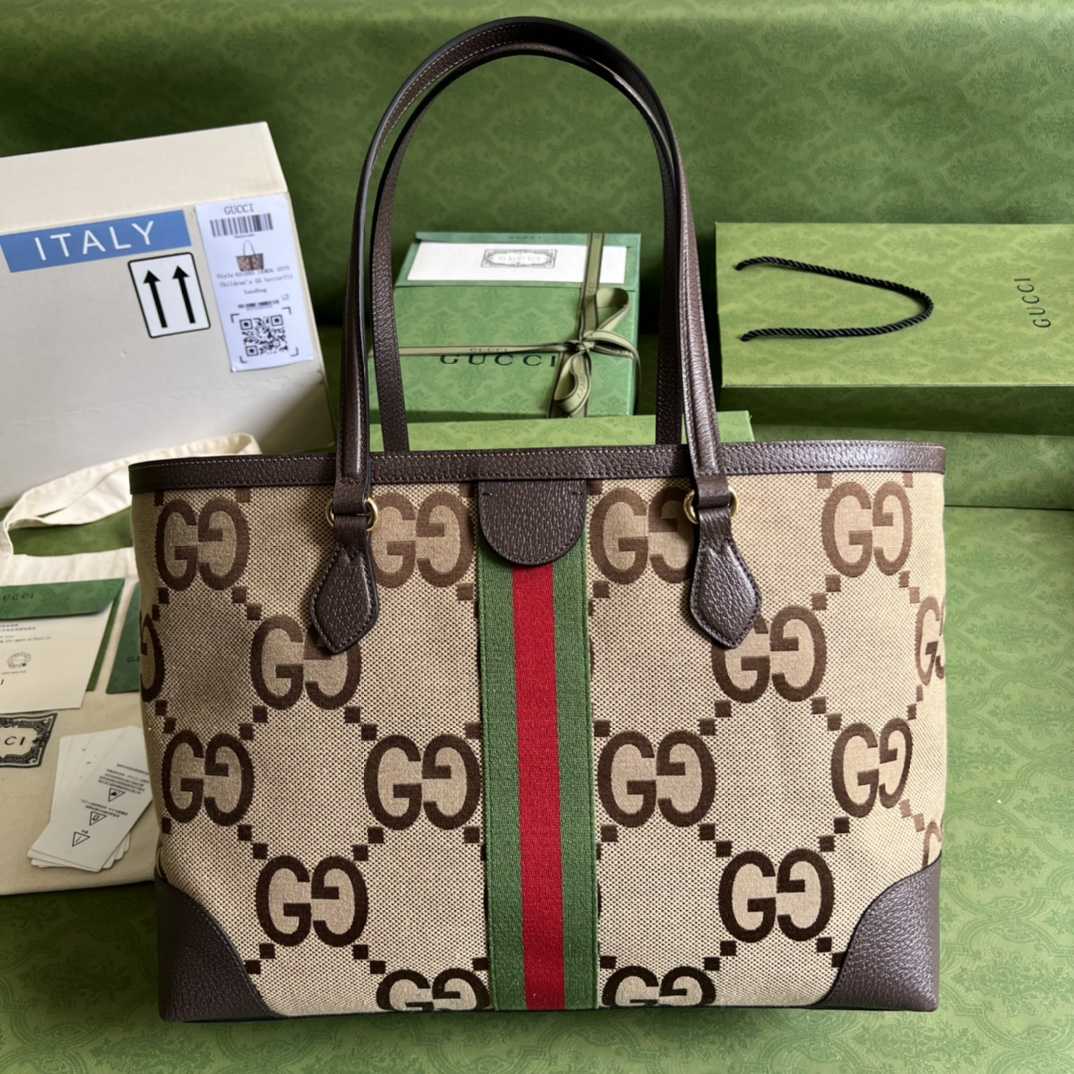 Gucci Ophidia Jumbo GG Medium Tote(32-28-14cm) - DesignerGu