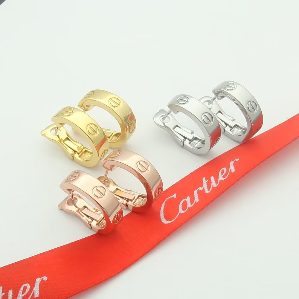 Cartier Love Earrings - DesignerGu