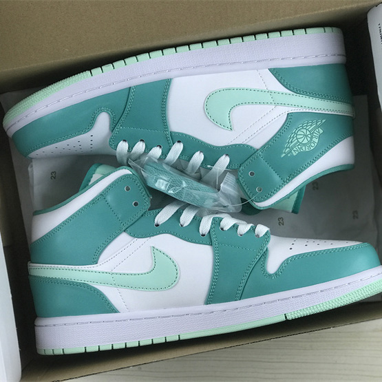 Air Jordan 1 Mid “Marine Green” Sneaker     DV2229-300 - DesignerGu