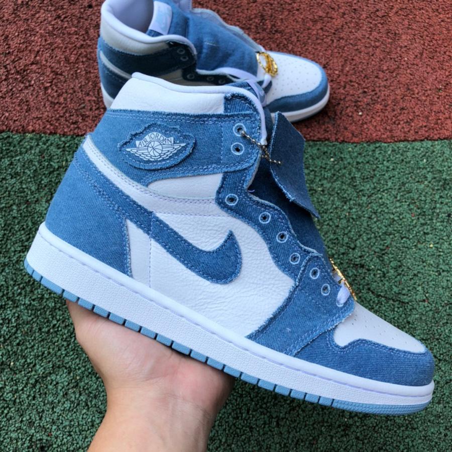 Air Jordan 1 High OG WMNS “Denim” Sneaker    DM9036-104 - DesignerGu