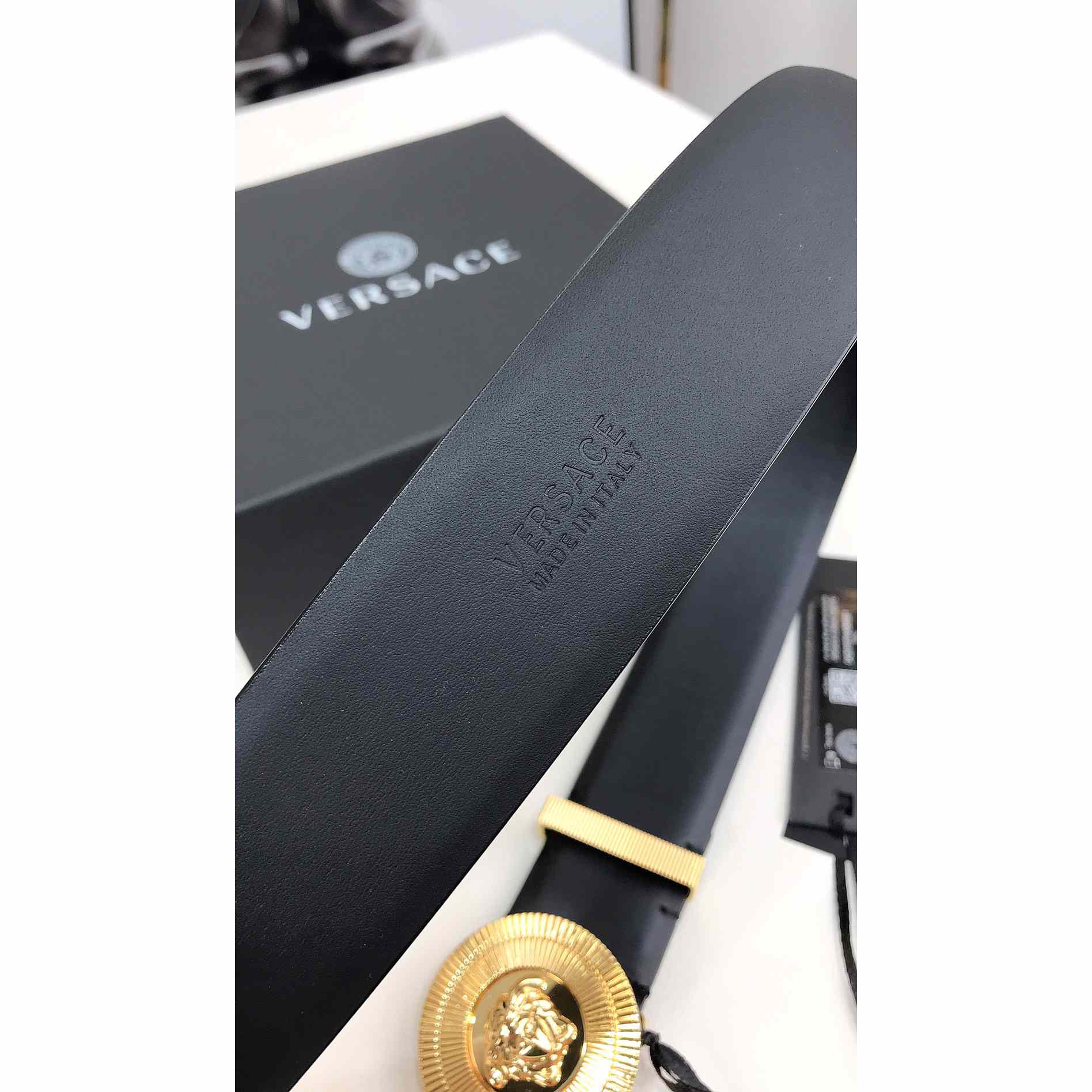 Versace Medusa Biggie Belt  40mm - DesignerGu