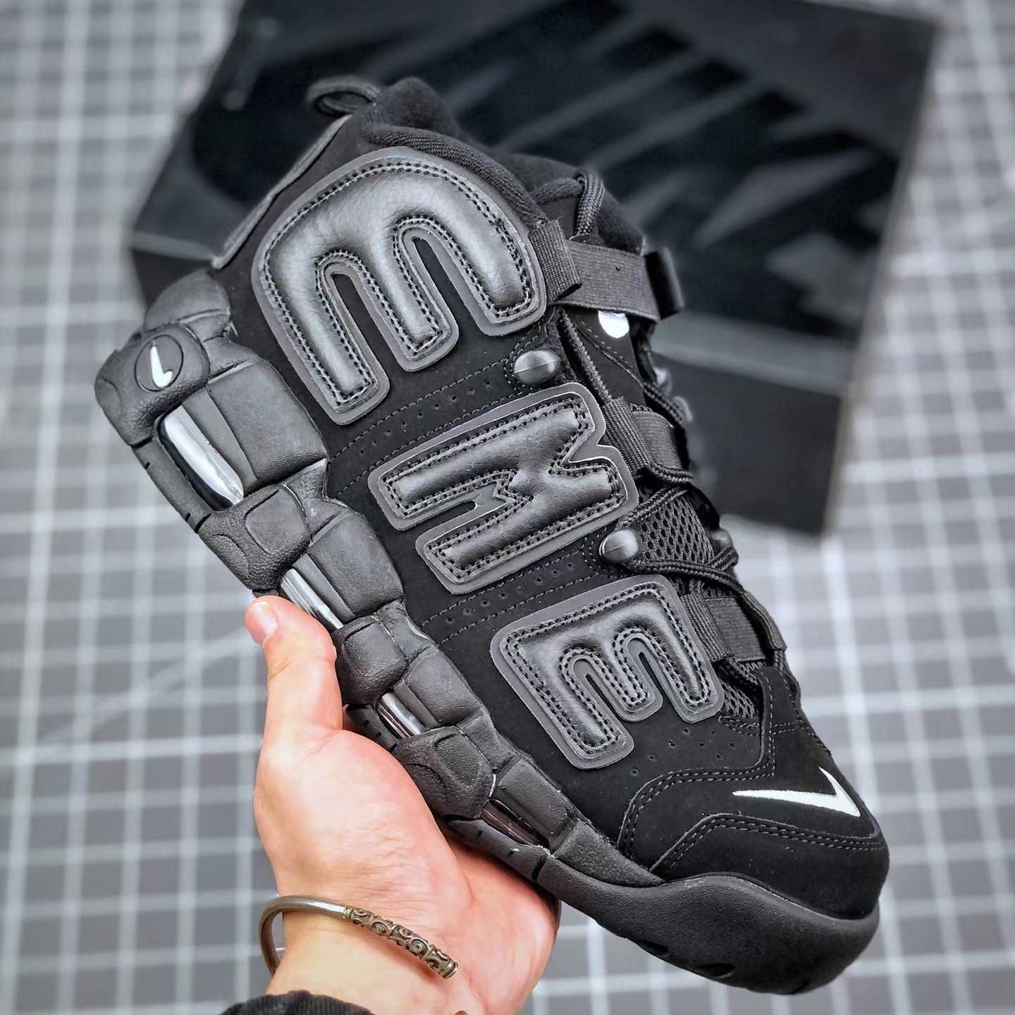 Air More Uptempo X Supreme Sneakers      902290-600-001 - DesignerGu